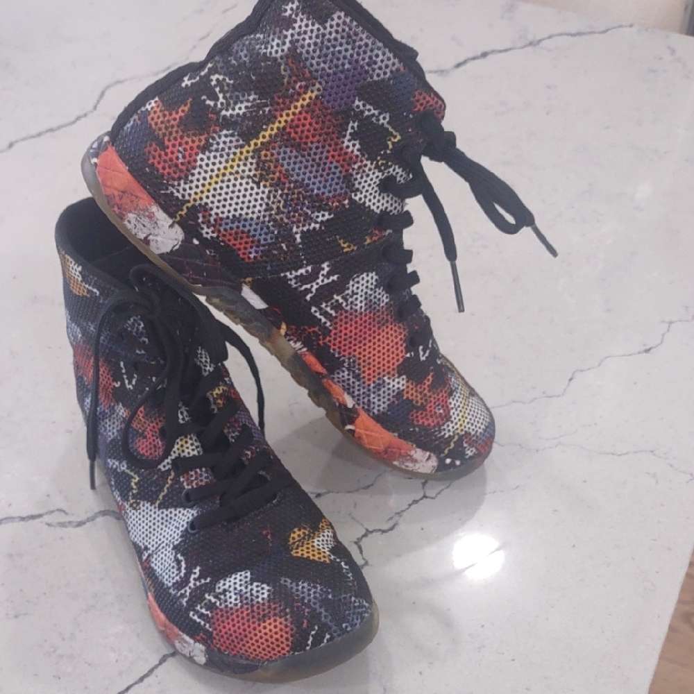 NOBULL Multicolor Graffiti High-Top Sneakers Men's US Size 8 Women's US Size 9.5